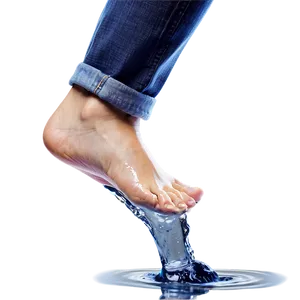 Foot In Water Splash Png Qbc1 PNG Image