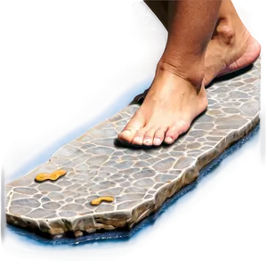 Foot Stepping Stones Png Xex PNG Image