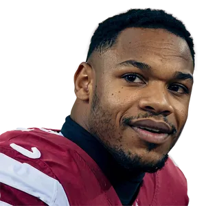 Football Player Portrait Josh Jacobs PNG Image