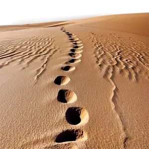 Footprints On Sandy Desert Png 06242024 PNG Image