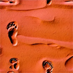 Footprints On Sandy Desert Png 58 PNG Image