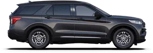 Ford Explorer Side View2023 PNG Image