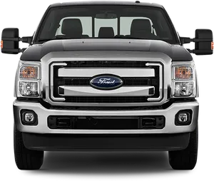 Ford Super Duty Front View PNG Image