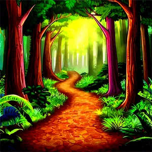 Forest Path Png Htn62 PNG Image