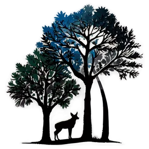 Forest Silhouette Png Rpd PNG Image