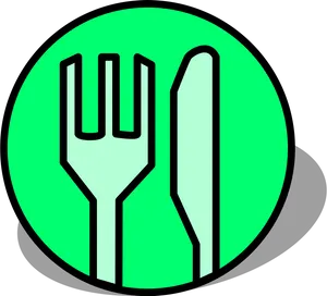 Forkand Knife Restaurant Sign PNG Image