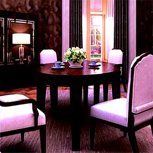 Formal Dining Room Elegance Png 89 PNG Image