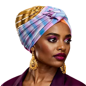 Formal Turban Elegance Png Opq PNG Image