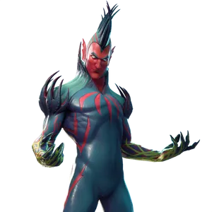 Fortnite Aquatic Superhero Skin PNG Image