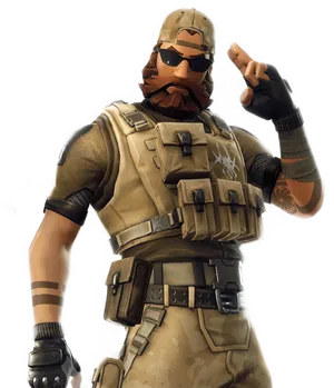 Fortnite Default Skin Character PNG Image