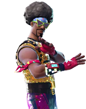 Fortnite Funky Disco Character PNG Image