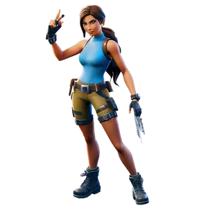 Fortnite Lara Croft Archetype Png 91 PNG Image