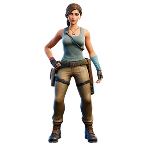 Fortnite Lara Croft Archetype Png Wcm PNG Image