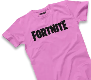 Fortnite Logo Pink Tshirt PNG Image