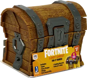 Fortnite Loot Chest Toy Packaging PNG Image