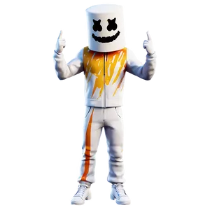 Fortnite Marshmello Victory Pose Png Dgm57 PNG Image