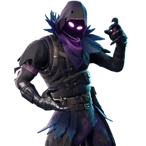 Fortnite Raven Skin Character PNG Image