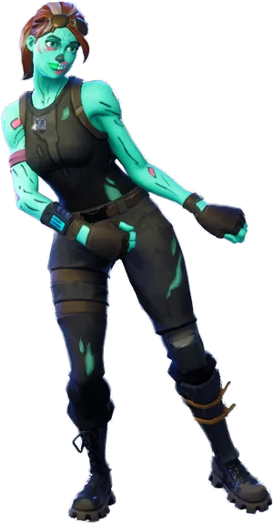 Fortnite Zombie Pirate Character Pose PNG Image