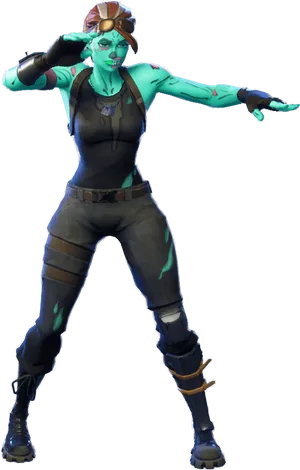 Fortnite Zombie Pirate Skin PNG Image