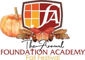 Foundation Academy Fall Festival Logo PNG Image