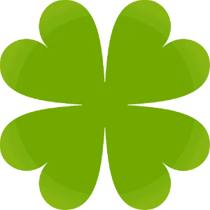 Four Leaf Clover Graphic PNG Image