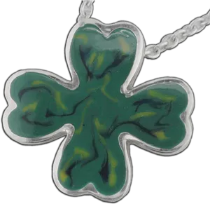 Four Leaf Clover Pendant PNG Image