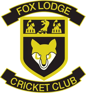 Fox Lodge Cricket Club Emblem PNG Image