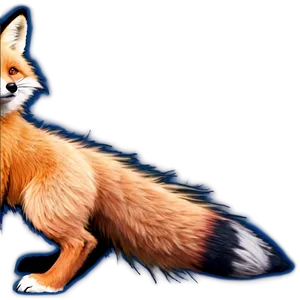 Fox Tail Lore Illustration Png Yyf PNG Image