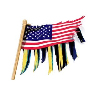 Frayed Flag Png Btk95 PNG Image