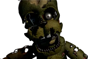 Freddy Fazbear Close Up PNG Image