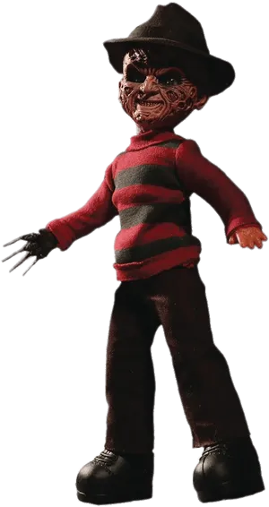 Freddy Krueger Figure Standing PNG Image