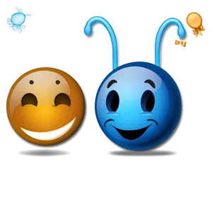 Free Blue Emoji Png Downloads Ons PNG Image