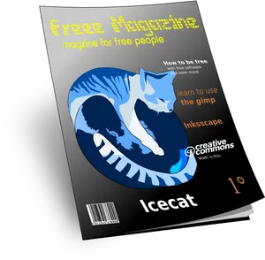 Free Magazine Cover Icecat PNG Image