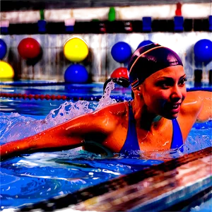 Freestyle Swimming Action Png Qlk99 PNG Image