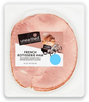 French Rotisserie Ham Packaging PNG Image