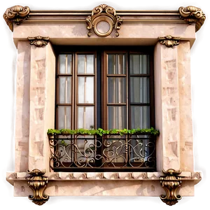 French Style Balcony Png Cup48 PNG Image