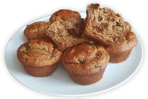 Fresh Baked Chocolate Chip Muffins.png PNG Image