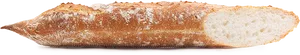 Fresh Baked French Baguette Isolated PNG Image