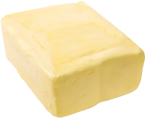 Fresh Butter Block PNG Image