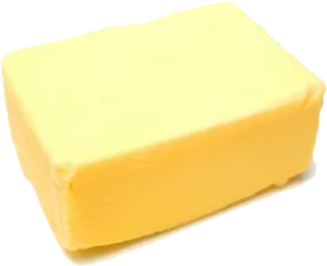 Fresh Butter Block PNG Image