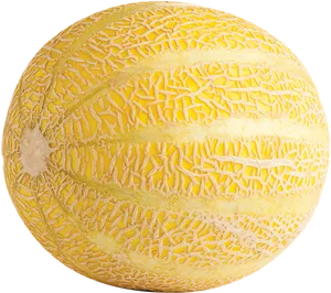 Fresh Cantaloupe Whole Fruit PNG Image