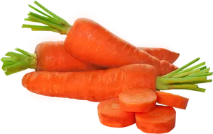 Fresh Carrotsand Slices.png PNG Image