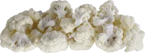 Fresh Cauliflower Heads Transparent Background PNG Image