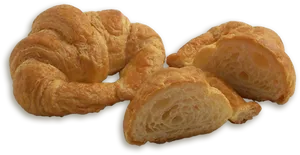 Fresh Croissants Isolated.png PNG Image