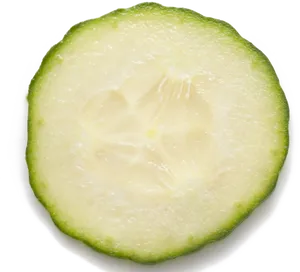 Fresh Cucumber Slice Closeup.png PNG Image