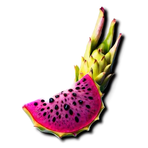 Fresh Dragonfruit Slice Png 06122024 PNG Image