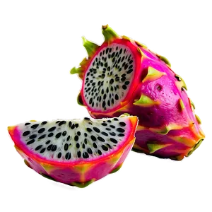 Fresh Dragonfruit Slice Png Ofw25 PNG Image