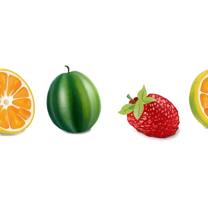 Fresh Fruit Basket Png Plf16 PNG Image