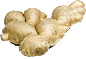 Fresh Ginger Root Isolated.png PNG Image