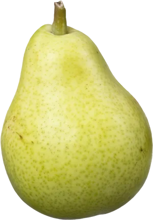 Fresh Green Pear Isolated PNG Image